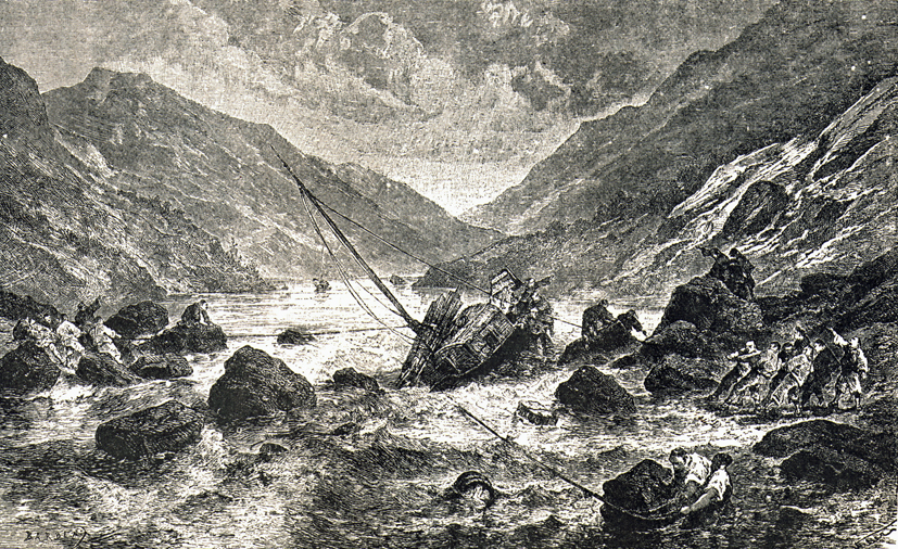 Shipwreck on the Han River Rapids